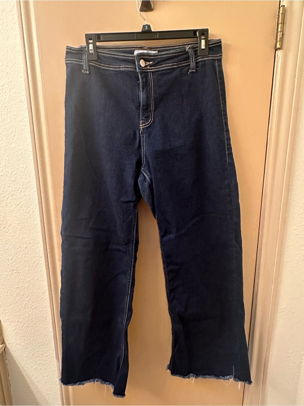 Zenana Women’s Dark Blue Wide-Leg Jeans